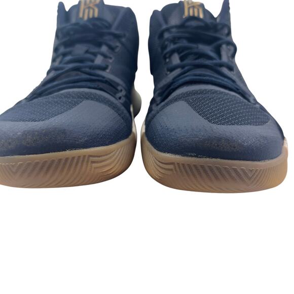 Nike Kyrie 3 G's Obsidian Gold Summit White Midtop Sneakers Men's Size 11 - Picture 3 of 11